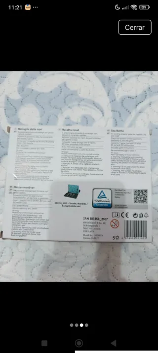 Juego Tocado y Hundido Playtive