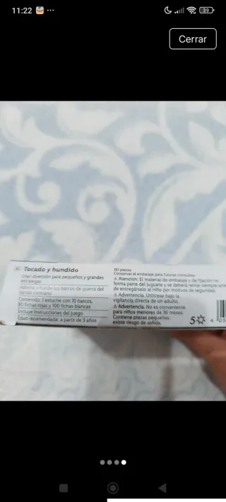 Juego Tocado y Hundido Playtive