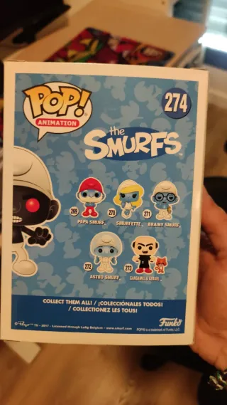 Funko Pop! Smurfs 274 Gnap Smurf Pitufo Negro