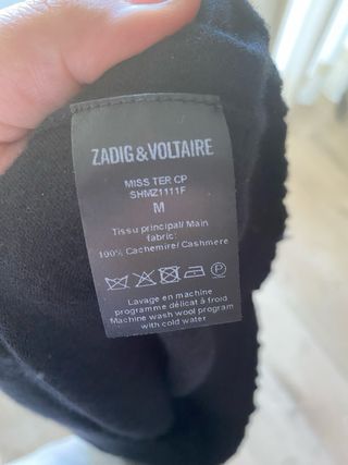 Jersey Zadig & Voltaire Cachemira Negro