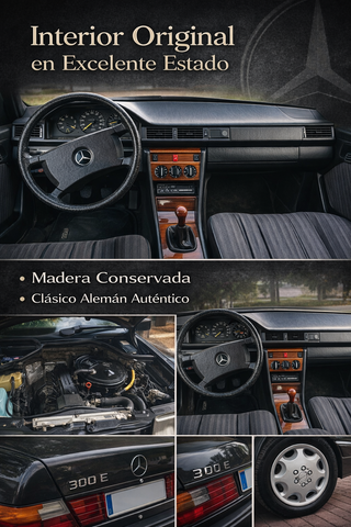 Mercedes 300E W124 Histórico – ITV 2028 – 3.0 6L M