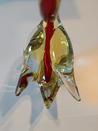 Cigno Vetro Murano Sommerso Anni 50/60