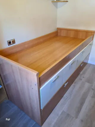 Mueble de cama nido con cajones