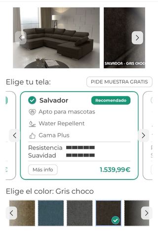 Chaiselong XL sin estrenar