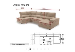 Chaiselong XL sin estrenar