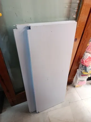 Baldas para estanterías de aluminio 1,50x0,40