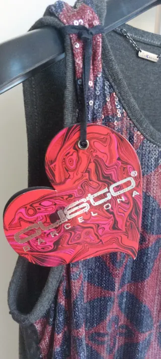 Vestido Custo Barcelona fiesta lentejuelas