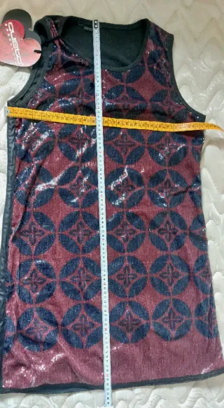 Vestido Custo Barcelona fiesta lentejuelas