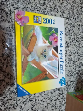 Puzzle Ravensburger 200 XXL Gato Azul