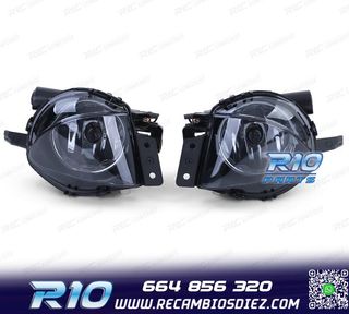 FAROS ANTINIEBLAS BMW E90 E91 05-08 NEGRO AHUMADO