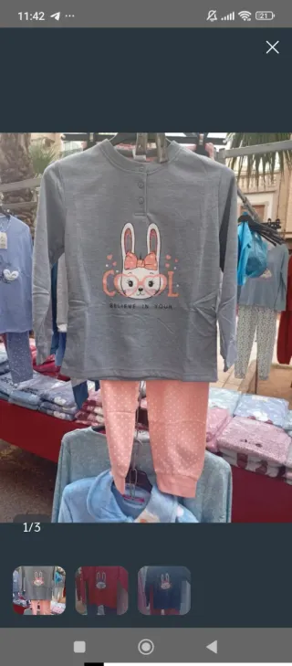 LIQUIDACIÓN 5€ PIJAMAS Mujer Hombre y niño