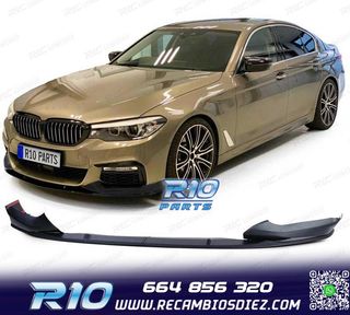 SPOILER LIP BMW G30 G31 17-20 LOOK M PERFORMANCE NEGRO MATE
