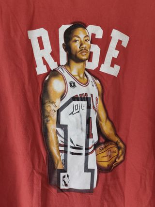 Camiseta Derrick Rose Chicago Bulls Majestic NBA
