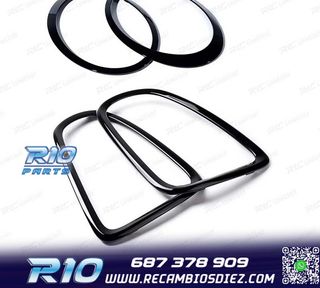 MARCO FAROS PARRILLA MINI R56 R57 R58 07-13 LOOK JCW NEGRO