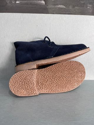 Botas Safari Piel Azul Tallas 37-39-40 Nuevos