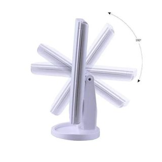 Espejo Maquillaje Plegable LED 3X 2X