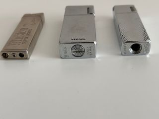 Lote 3 accendini vintage Winston e Veedol