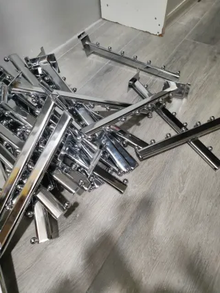 32 Ganchos para panel expositor (pack)