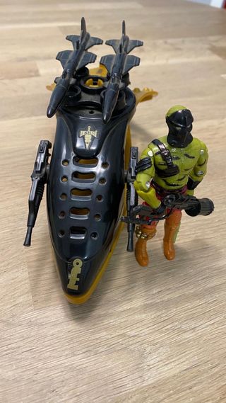Gi Joe Darklon's Evader Vehículo y Figura