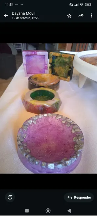 Bandeja/cenicero hecho a mano