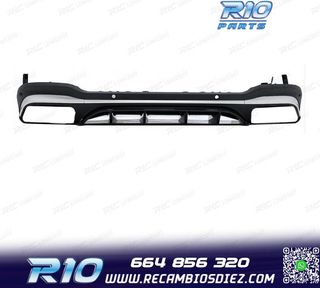 DIFUSOR MERCEDES GLC X253 AMG 16-22 LOOK GLC63 PLATA