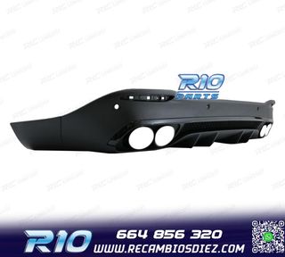 DIFUSOR MERCEDES GLE W167 AMG 19- LOOK GLE53 NEGRO