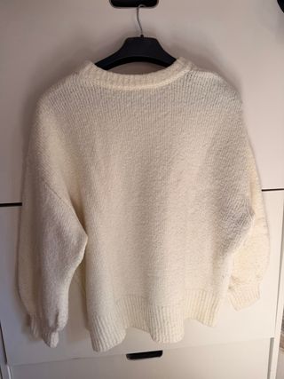 Jersey lana blanco marfil Talla M