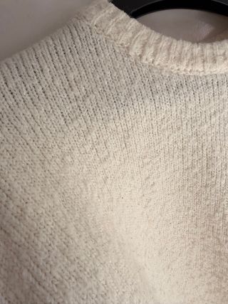 Jersey lana blanco marfil Talla M