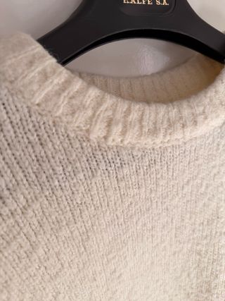 Jersey lana blanco marfil Talla M