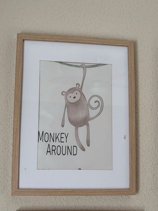 Pack 6 Cuadros Decoración Infantil Animales