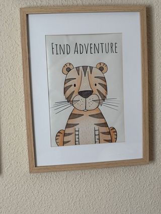 Pack 6 Cuadros Decoración Infantil Animales