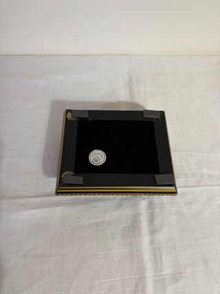 Scatola portagioie in legno e inserto porcellana