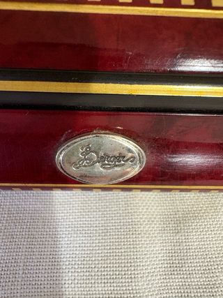 Scatola portagioie in legno e inserto porcellana