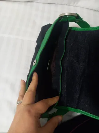 Bolso Pedro del Hierro negro y verde