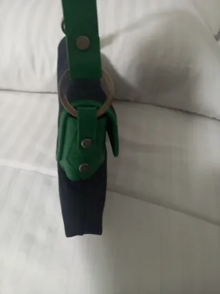 Bolso Pedro del Hierro negro y verde