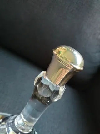 Campanilla de cristal tallado