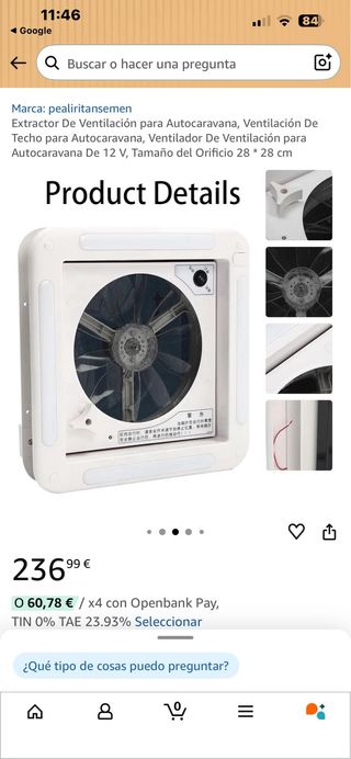 Extractor de techo para caravanas