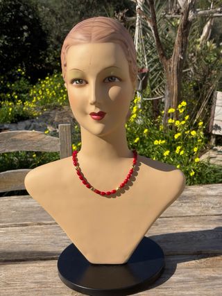 Collar Napier años 80’s  Baquelita y baño en oro