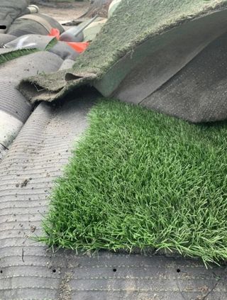 Césped artificial reciclado