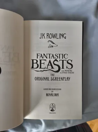 LIBRO ANIMALES FANTASTICOS Y DONDE ENCONTRARLOS