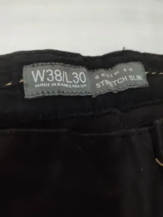 Pantalón vestir negro talla XL