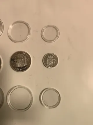 3 monedas de plata de Alfonso XII