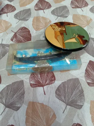 Quadretto vintage Sorrento e Gondola