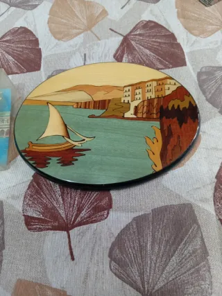 Quadretto vintage Sorrento e Gondola