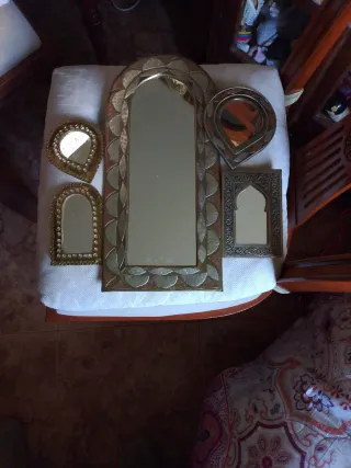 Lote de 5 Espejos Decorativos antichi