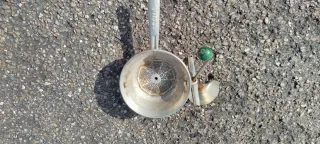 Pasapurés antiguo de metal