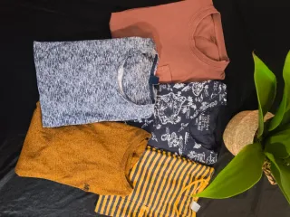 Pack de 5 camisetas manga corta