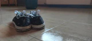 Zapatillas estilo Converse Negro Multicolor