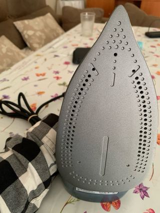 Plancha de vapor azul