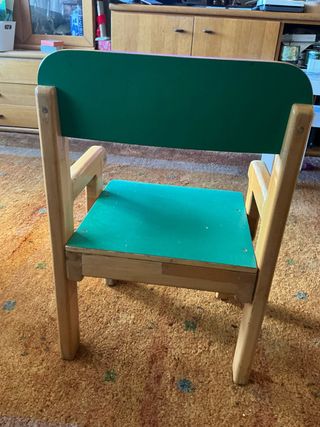 Silla infantil verde